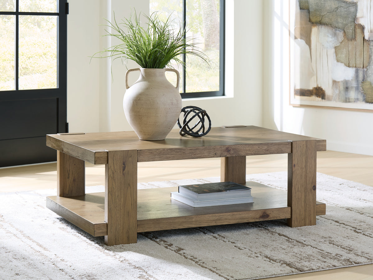 Family Deals Furniture - Ashley Furniture - Flangren Coffee Table - Rectangular Cocktail Table - T553-1