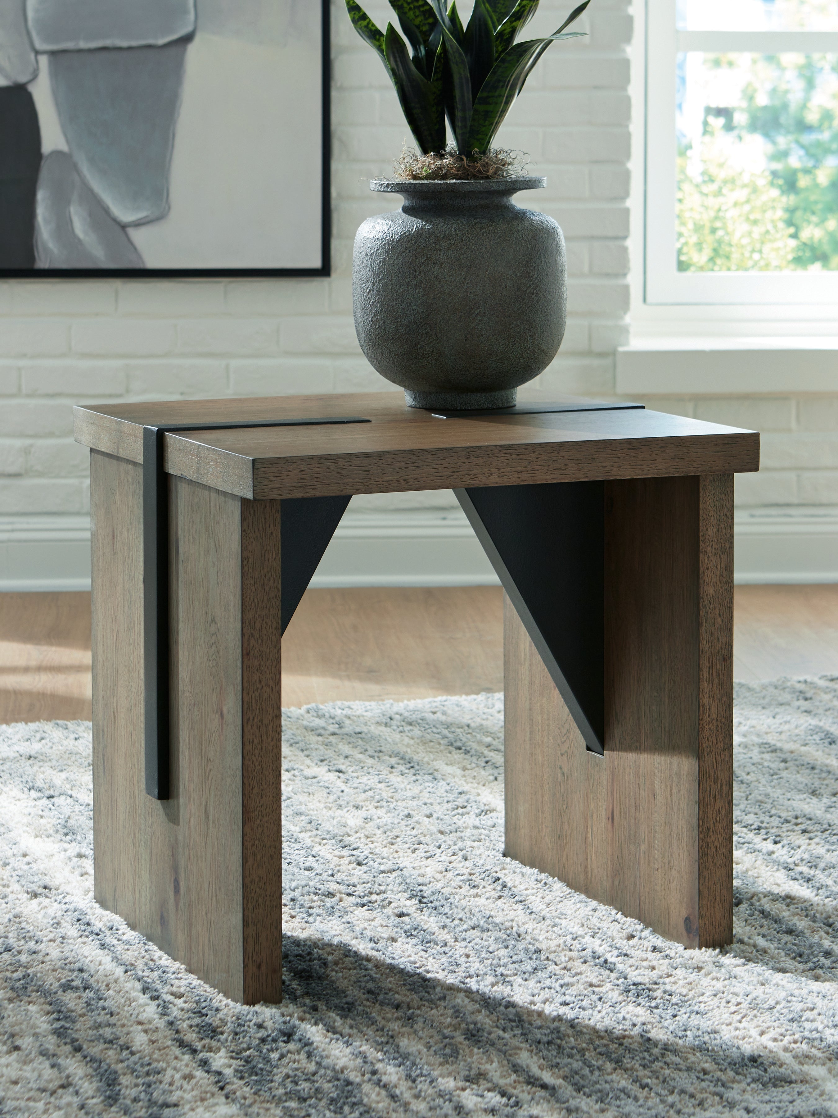 Family Deals Furniture - Ashley Furniture - Kandinew End Table - Square End Table - T554-2