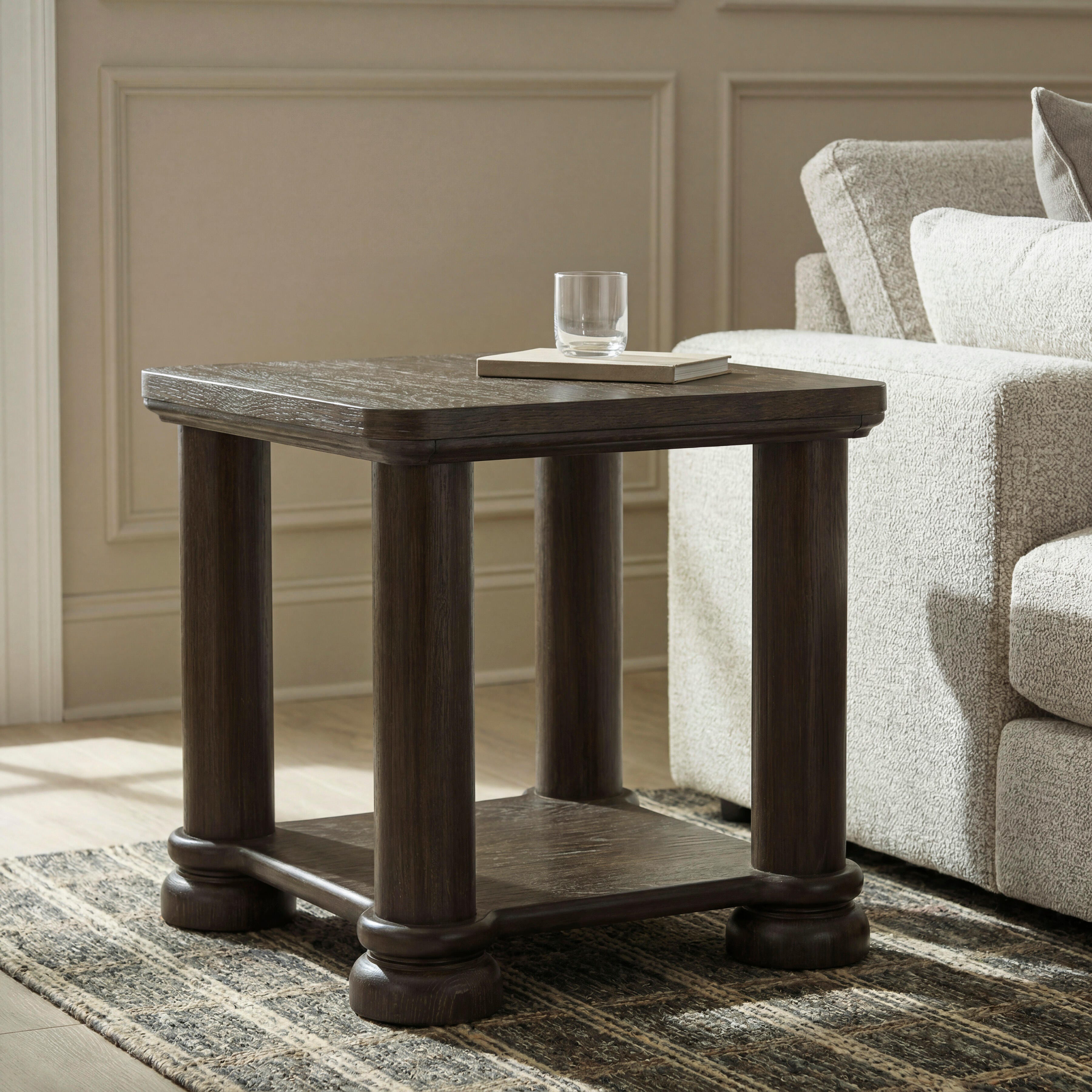 Family Deals Furniture - Ashley Furniture - Bannette End Table - Square End Table - T605-2