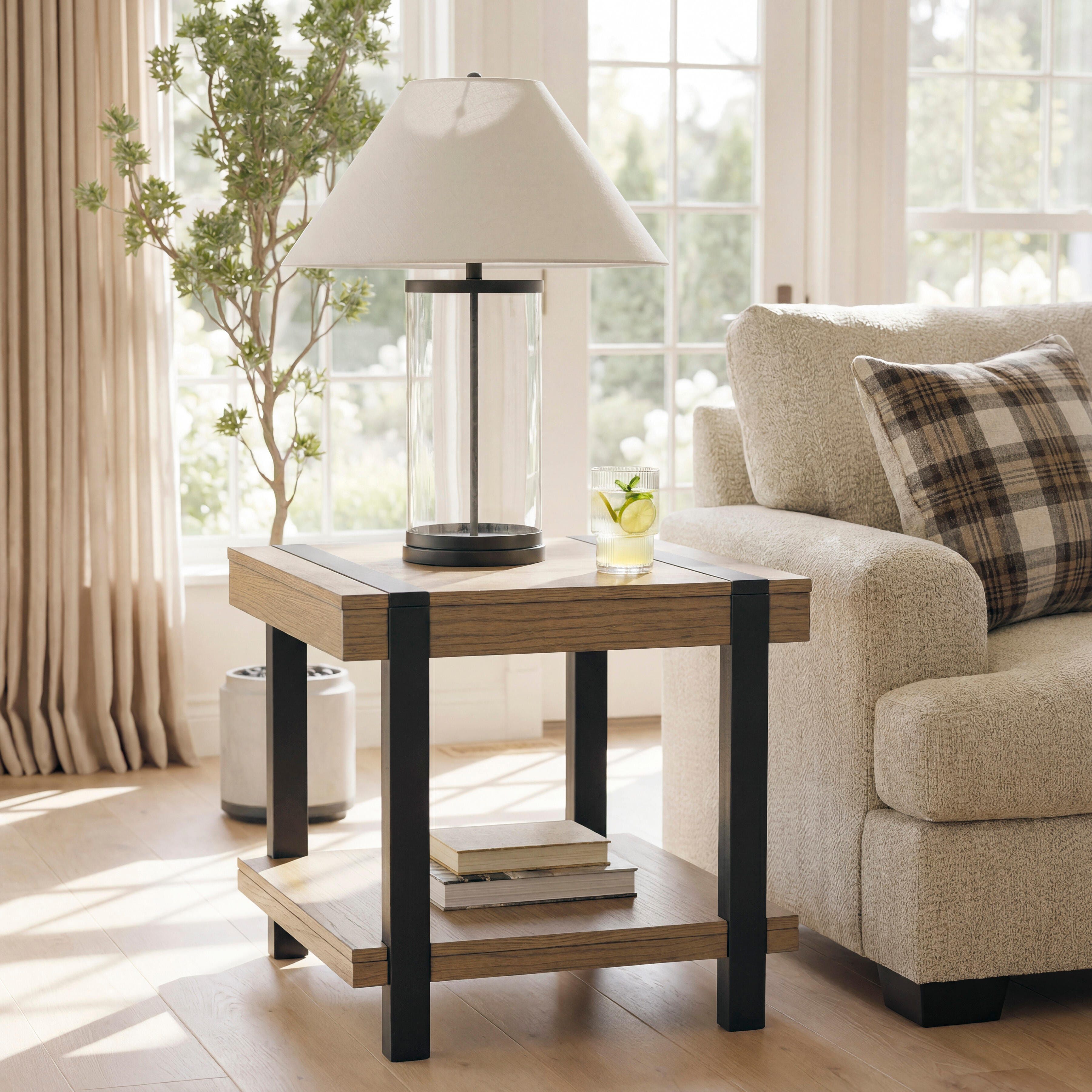 Family Deals Furniture - Ashley Furniture - Jorannti End Table - Square End Table - T631-2
