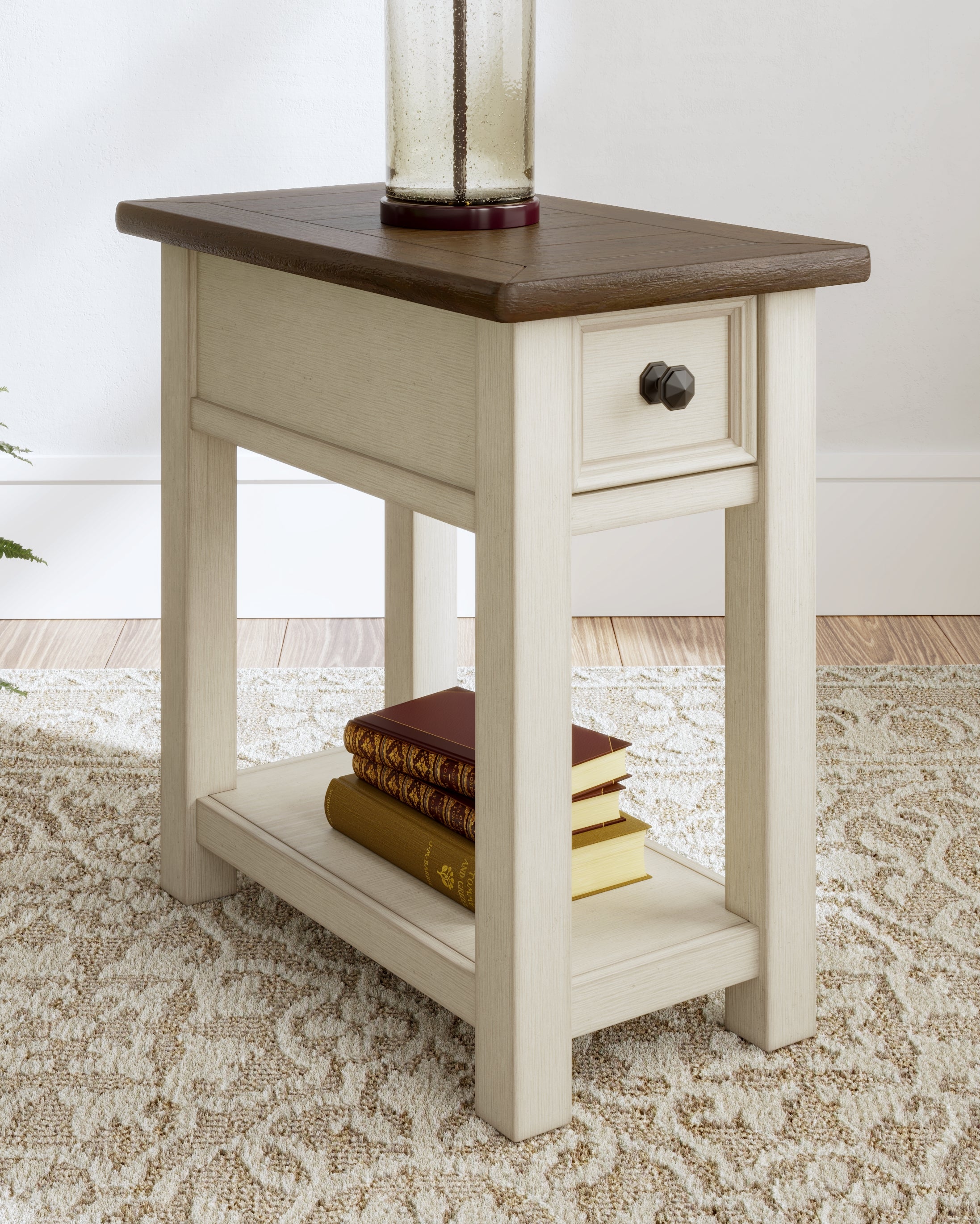 Family Deals Furniture - Ashley Furniture - Bolanburg Chairside End Table - Chair Side End Table / Two-tone - T637-107