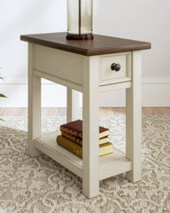 Family Deals Furniture - Ashley Furniture - Bolanburg Chairside End Table - Chair Side End Table / Two-tone - T637-107