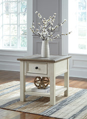 Family Deals Furniture - Ashley Furniture - Bolanburg End Table - Rectangular End Table / Two-tone - T637-3