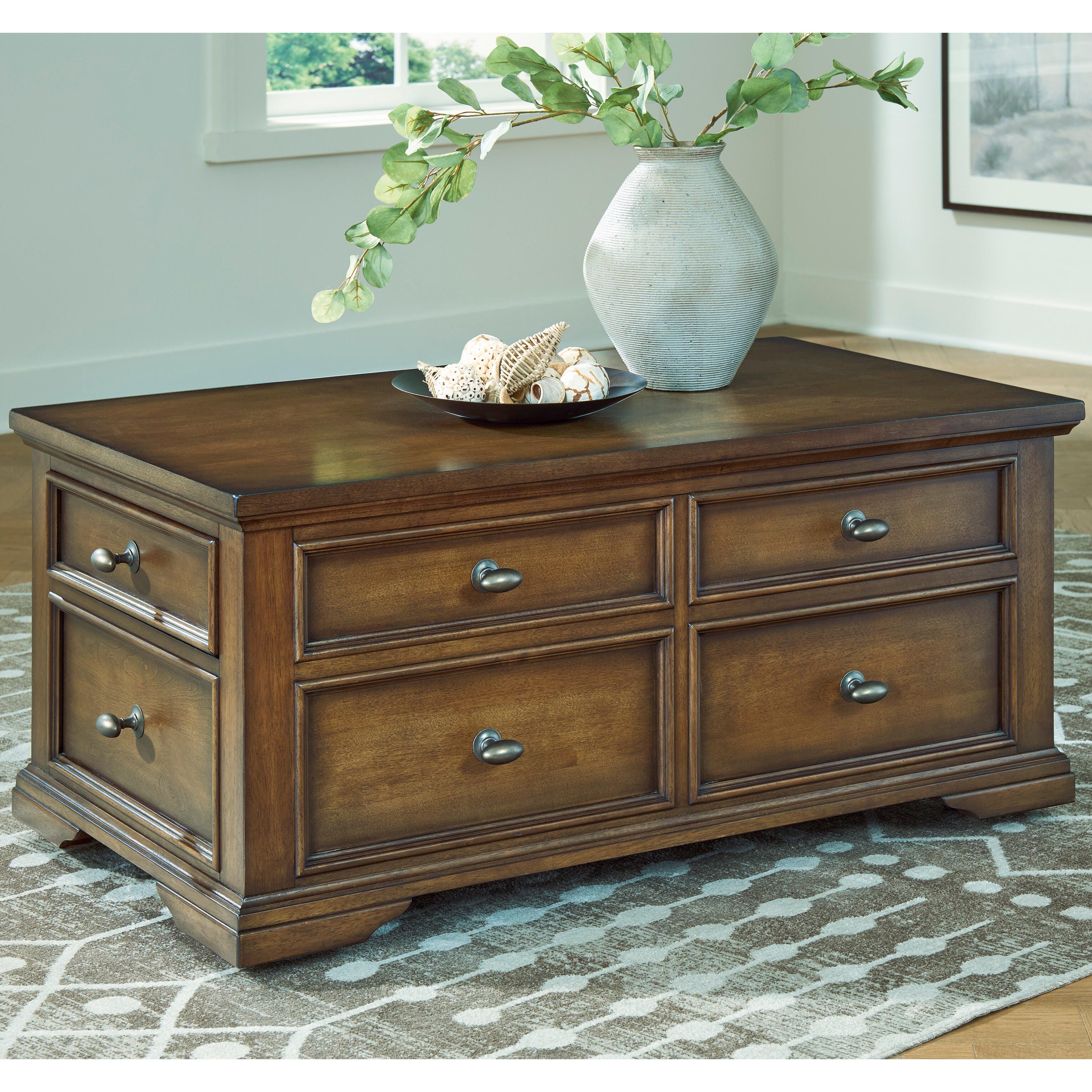 Family Deals Furniture - Ashley Furniture - Channley Lift-Top Coffee Table - Lift Top Cocktail Table - T649-20