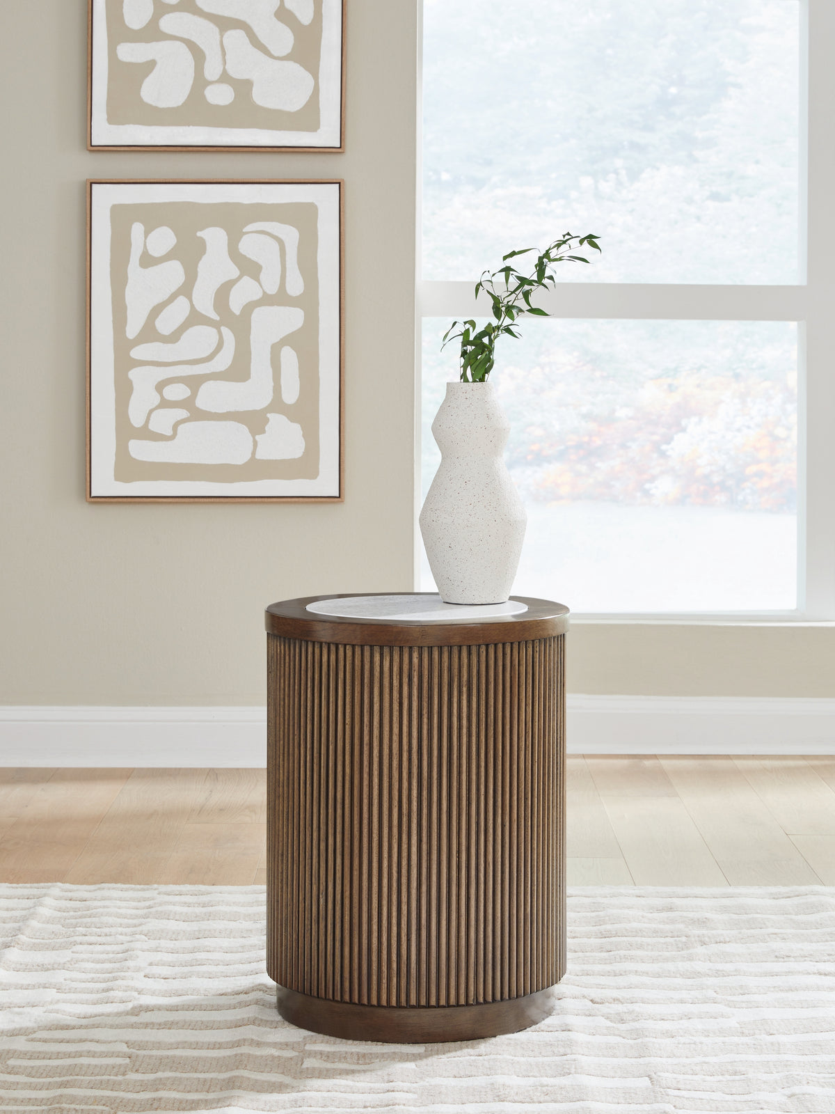Family Deals Furniture - Ashley Furniture - Hadonna End Table - Round End Table - T658-6