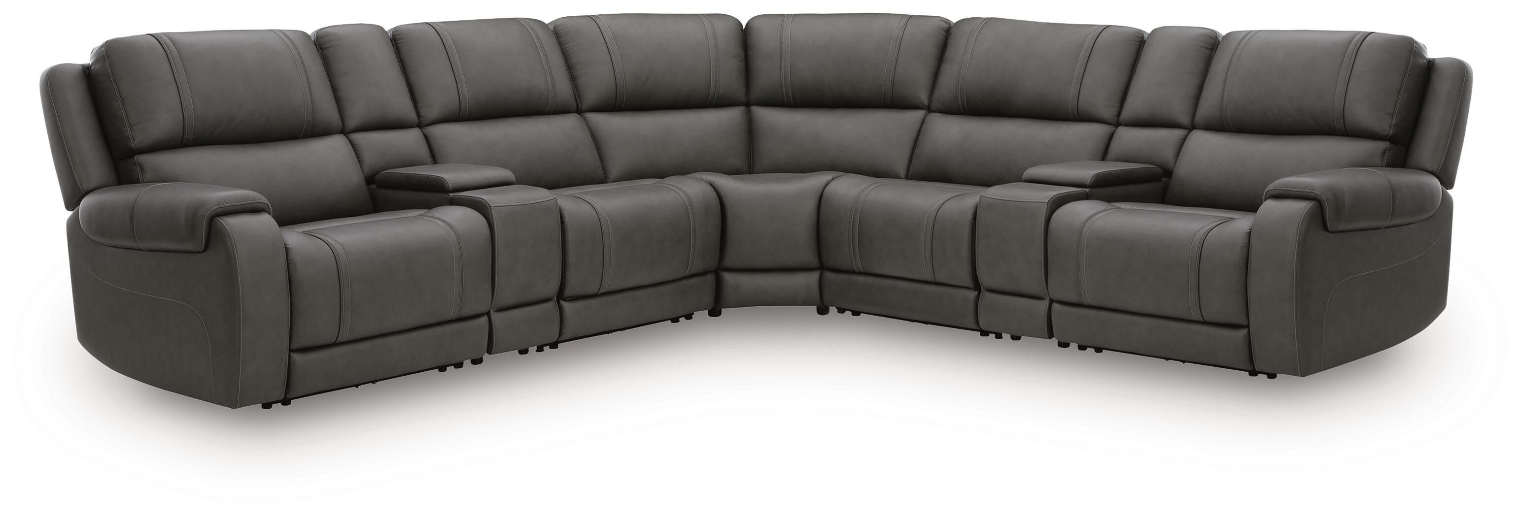 Family Deals Furniture - Ashley Furniture - 5Z - Pittson Sectional - 7-Piece Power Reclining Sectional - PCU12600S7
