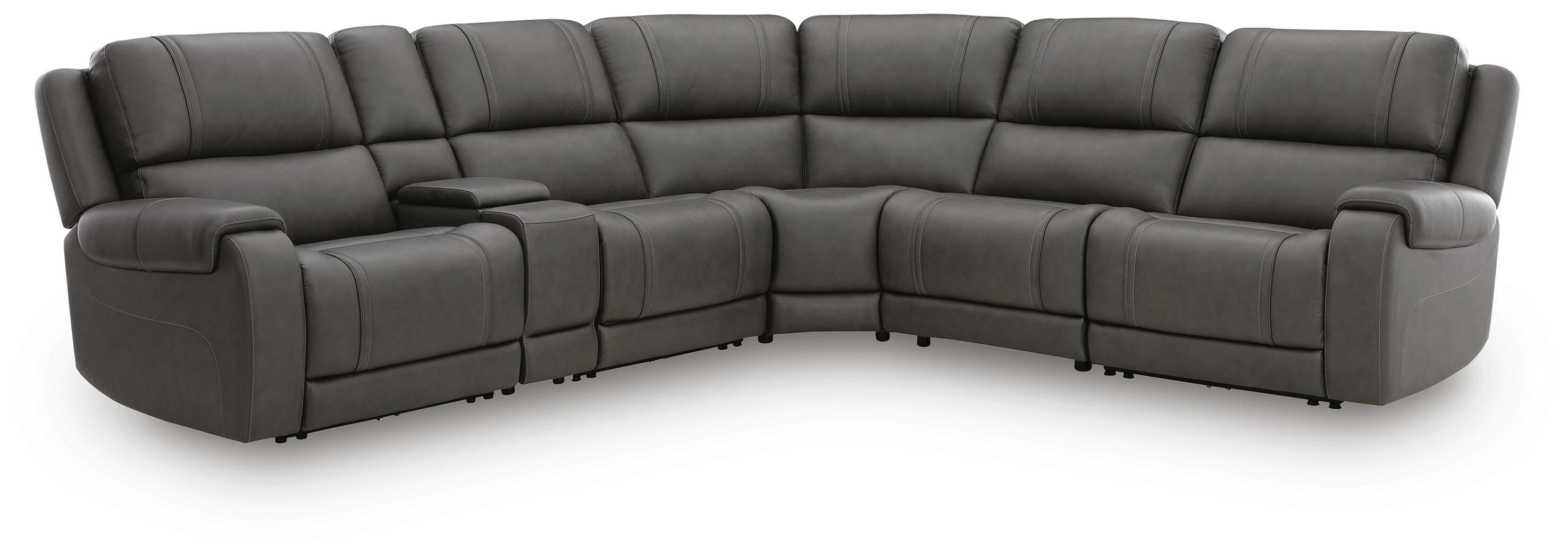 Family Deals Furniture - Ashley Furniture - 5Z - Pittson Sectional - 6-Piece Power Reclining Sectional - PCU12600S12