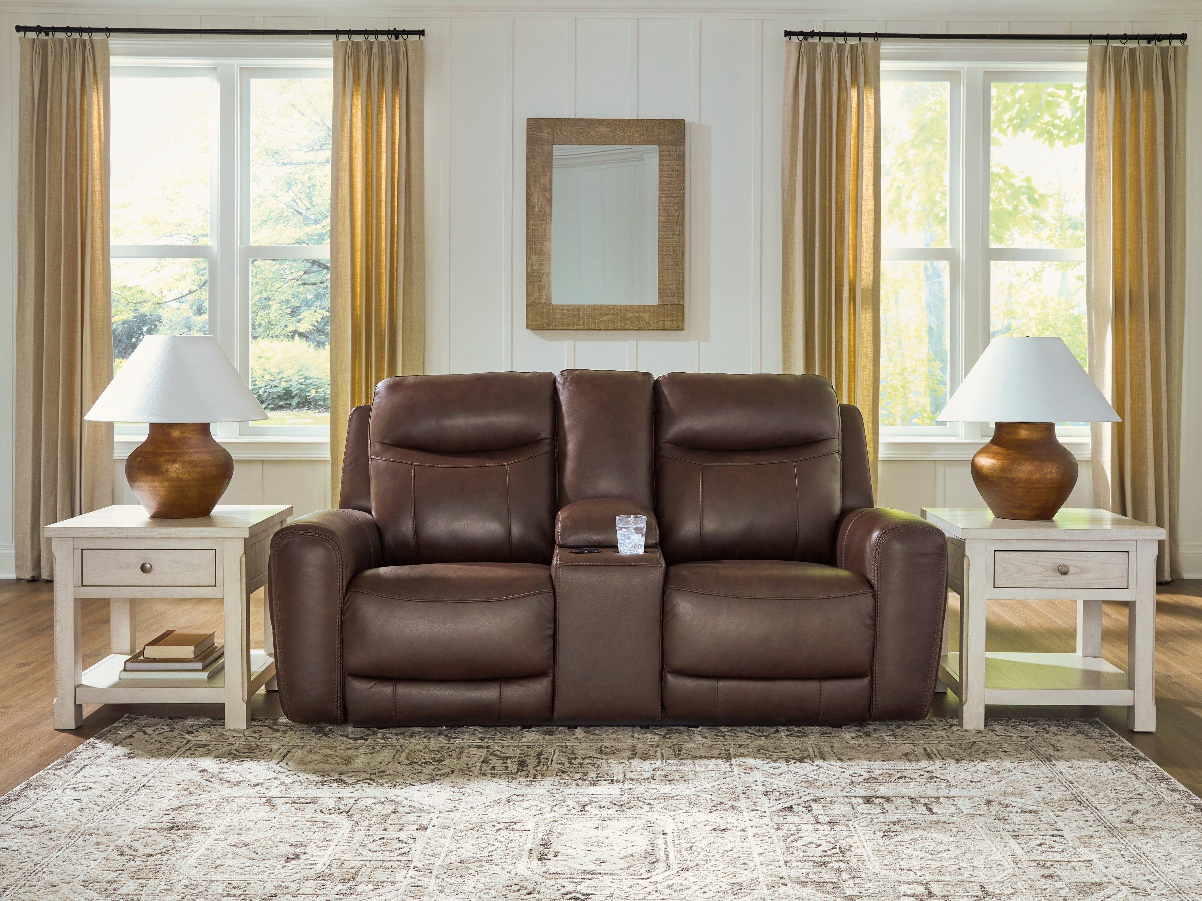 Family Deals Furniture - Ashley Furniture - Gravier Living Room - PWR REC Loveseat/CON/ADJ HDRST / Cordova - U1330118