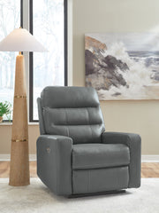 Family Deals Furniture - Ashley Furniture - Pennacle Pier Living Room - PWR Recliner/ADJ Headrest - PCU1350113