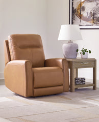 Family Deals Furniture - Ashley Furniture - Tryanny Living Room - PWR REC Loveseat/ADJ Headrest / Butterscotch - U9370414