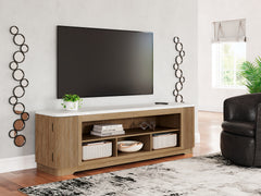 Family Deals Furniture - Ashley Furniture - Camdill 80" TV Stand - 80" / Light Brown - W808-68